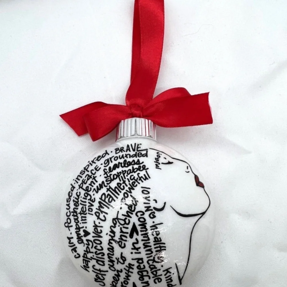 Christmas Ornament: Words of Affirmation – Spread Positivity and Holiday Cheer!